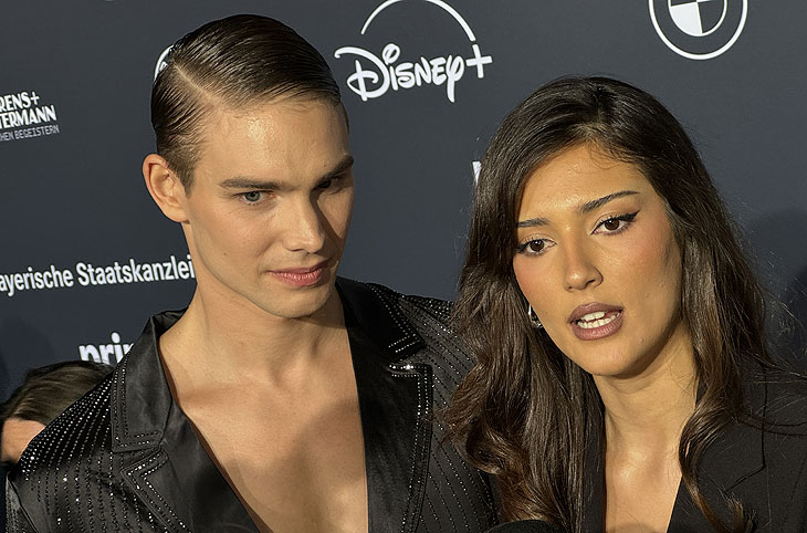 Armin & Grqce (GNTM 2024 Kandidaten) beim "Blauer Panther -TV & Streaming Award" 2024 Verleihung in der BMW Welt am 23.10.2024 (©Foto: Martin Schmitz) 